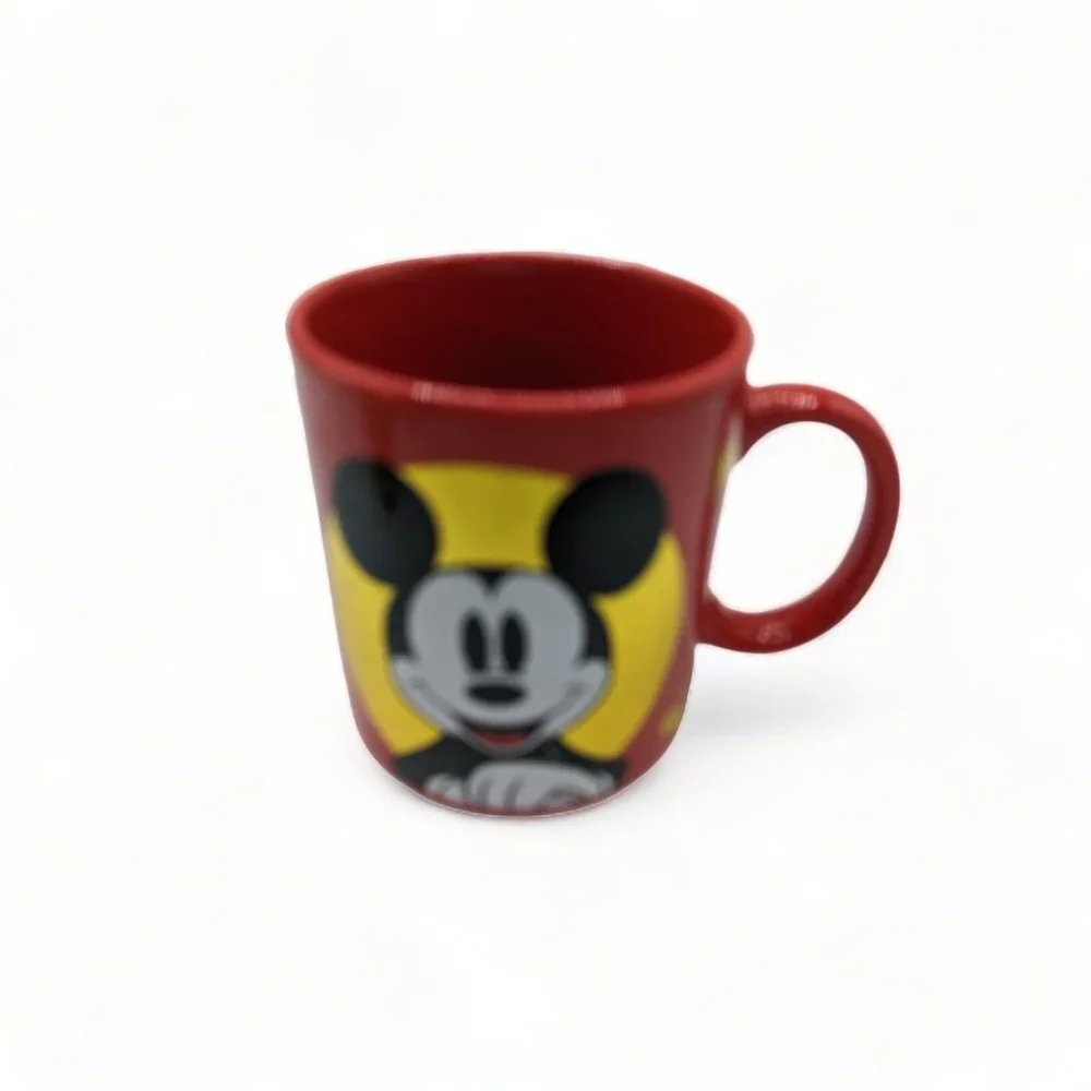 Disney Mickey Mouse Red Ceramic Jumbo Coffee Mug 4.5